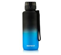 meteor - Water Bottle for Kids - 1500 ml - Travel, Drinks, Sports, School, Gym - Fruit Infuser - BPA Free Tritan - Leak Proof Lid with Flip Cap & Safety Lock - Carry Strap - Black/Blue