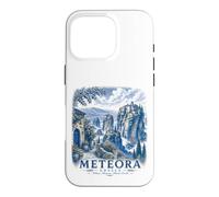 Meteora Greece Vintage Monastery Travel Landscape Art Case for iPhone 16 Pro
