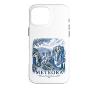 Meteora Greece Vintage Monastery Travel Landscape Art Case for iPhone 16 Pro Max
