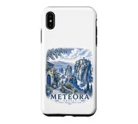 Meteora Greece Vintage Monastery Travel Landscape Art Case for iPhone XS Max