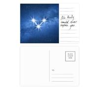Meteoric Rise Beautiful Lucky Stars Postcard Card Important Person Anniversary