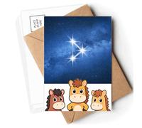 Meteoric Rise Beautiful Lucky Stars Postcards Envelopes Cards Mailing Year Horse