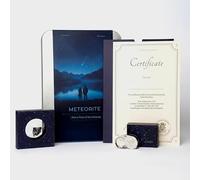 Meteorite Gift Box - Real Meteorite (Space Rock) with Certificate, Magnifying Glass & Display Case | Shooting Star Gift & Astro Collectible for Children & Adults