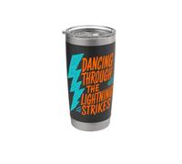 Meteorologist Dancing Through The Lightning Strikes Stainless Steel Insulated Tumbler