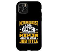 Meteorologist Job Title - Funny Meteorology Scientist Case for iPhone 11 Pro