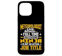 Meteorologist Job Title - Funny Meteorology Scientist Case for iPhone 13 Pro Max