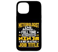 Meteorologist Job Title - Funny Meteorology Scientist Case for iPhone 15
