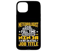 Meteorologist Job Title - Funny Meteorology Scientist Case for iPhone 15 Plus