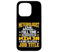 Meteorologist Job Title - Funny Meteorology Scientist Case for iPhone 15 Pro