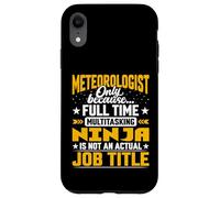 Meteorologist Job Title - Funny Meteorology Scientist Case for iPhone XR