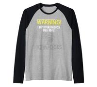 Meteorologist Meteorology Storm Tornado Chaser Raglan Baseball Tee