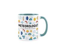 Meteorologist Mug - Weather Sunshine Humourous Trades Funny Novelty Gift - Tea/Coffee Hot Drinks Ceramic Blue Cup Present