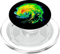 Meteorologist Storm Chasing Weather Radar Image PopSockets PopGrip for MagSafe