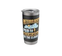 Meteorologist Weather Forecast Design for a Weatherman Stainless Steel Insulated Tumbler