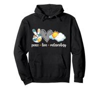 Meteorologist Weather Forecast Meteorology Peace Love Pullover Hoodie