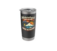 Meteorologist Weather Forecast Meteorology Pun Meteorologist Stainless Steel Insulated Tumbler