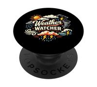 Meteorologist Weather Forecast Meteorology Weather Watcher PopSockets Adhesive PopGrip
