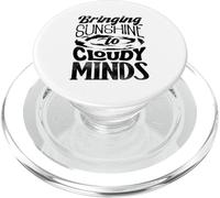 Meteorologist Weatherman Bringing Sunshine To Cloudy Minds PopSockets PopGrip for MagSafe