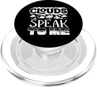 Meteorologist Weatherman Clouds Speak To Me PopSockets PopGrip for MagSafe