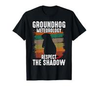 Meteorology Respect the Shadow Groundhog Day T-Shirt