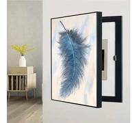 Meter Box Decorative Painting, Electrical Panel Cover Decoration, Fuse Box Cover Cabinet, Empty Hanging Creative Simple, for Indoor(1,23.6 * 31.5in/60 * 80cm)
