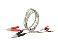 Meter Cable with Kelvin Clips and Banana, 850mm Long Leads for GTL-108A 9287-10 GOM-801G/802 3540 Series TH26050, 2 Pack