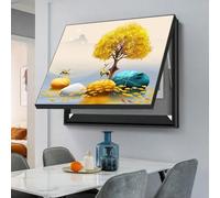 Meter Cover Box Decorative, Indoor Electric Meter, Cabinet Decorative Fuse Box Cover, Simple Design - Hide Paintings, for Home,013,40 * 60cm