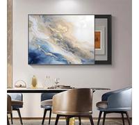 Meter Cover Cover Decorative, Distribution Box Decorative Painting, Shielding Distribution Box, Electric Meter Painting, Suitable for Living Room the Bedroom the Office(Orange-1,60*45cm/23.6*17.7in)