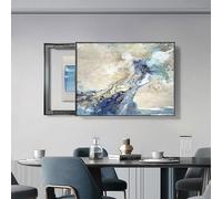 Meter Cover Cover Decorative, Distribution Box Decorative Painting, Shielding Distribution Box, Electric Meter Painting, Suitable for Living Room the Bedroom the Office(Gold-2,90*70cm/35.4*27.6in)