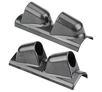 Meter Gauge Pillar, Gauge Holder 52mm 2 Inch Single Hole Meter Gauge Pillar Mount Pod Holder Bracket (Double Hole)