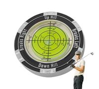 Meter - Golf Ball Marker Bubble Level | High Precision Double Sided Golf Tools, Multifunctional Leveling Tool for Gardening, Architectu