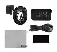 meter M7, Color ion HUD with GPS OBD Mode, Speed Warning System for All Cars, Virtual I Reflection with Overspeed Alarm and Fault Detection