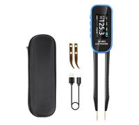 Meter Multifrequency Tester 100Hz to 100KHz Auto Frequency Scan 7 Signals Waveforms with Replaceable Tip Professional Bridge Tester Set