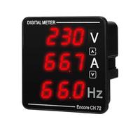 Meter Multifunction Voltmeter Ammeter Frequency Meter 120A with Digital and size 72 * 72 * 32mm crafted from Plastic current up to 120A