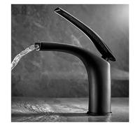 Meter shaker for men and women Bathroom Waterfall Basin Solid Brass White Black Water Hot and Cold Mixer Sink,Kitchen tap