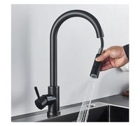 Meter Shaker for Men and Women Black Kitchen Flexible Pull Out Modes Nozzle Hot Cold Water Mixer Deck Mounted Sprayer and Stream 304 s,Kitchen tap