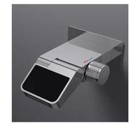 Meter shaker for men and women Brushed Gold Wall-Mounted Water Fall Digital Display Concealed Wall Cold and hot wash Basin Embedded,Kitchen tap