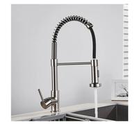 Meter shaker for men and women Brushed Nickel Pedestal Mixer 360 Degree Swivel Stream Sprayer Sink Hot and Cold Water,Kitchen tap