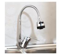 Meter Shaker for Men and Women Chrome Polished Ways Spray Stainless Steel Mixer Cold & Hot Kitchen Water Tap,Kitchen tap