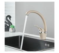 Meter Shaker for Men and Women Kitchen Sink Hollow Handle Curved Spout Swivel Deck Mount Single Hole Hot & Cold Water Mixer Washbasin Crane,Kitchen tap