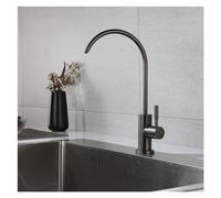 Meter shaker for men and women Stainless Steel Metal Purified Sink Deck-Mounted Rotating Drinking Cold Water Brushed Gray,Kitchen tap
