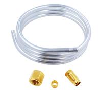 Meter Star 1/4" Aluminum Tubing Kit with Compression Olive Fittings M10x1 Female and Male Length 39.5 Inch for Gas Water Heater,Furnace Heater and Valve Pilot Burner Tube Pipe Assembly Parts