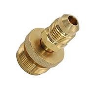 Meter Star 1lb Propane Tank Cansiter Regulator Adapter Connection Convert to 3/8" Male Flare, Portable Camping Grill Stove Parts