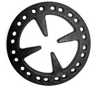 METER STAR 5" Cast Iron Gas Ring Reducer - Flat Stand for Turkish Coffee Maker, Coffee Maker, Mocha on Gas Stoves