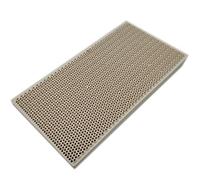 METER STAR Honeycomb Ceramic Burner Plate, Infrared Ceramic Fire Plate Replacement for Gas Heater, Stove and Range, 5.7 x 2.96 x 0.55 in