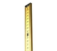 Meter Stick - Double-Sided Hardwood Metric Meter Stick with Horizontal Reading and Protective Metal Ends - Eisco Labs PH0064E