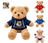 MeterBear Personalised Teddy Bear Plush Toys with Custom Photo and Name