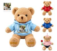 MeterBear Personalised Teddy Bear Plush Toys with Custom Photo and Name