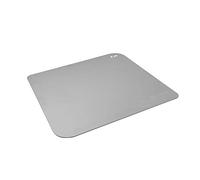 Metex Stainless Steel Liquid Screed Flow Plate - 400 x 400 x 2mm - for Screed Slump Testing on Site - for Use Together with Slump Cone - Rounded Edges for Safety