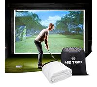 METGID Golf Simulator Impact Screen for Golf Training,16pcs Grommet Holes Family Indoor Series Available in 4 Sizes 118 x 79 inch